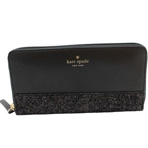 Kate Spade New York Neda Greta Court Leather Zip Around Continental Wallet